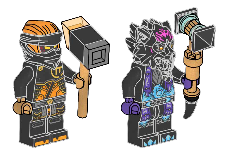 LEGO Cole vs. Lord Ras