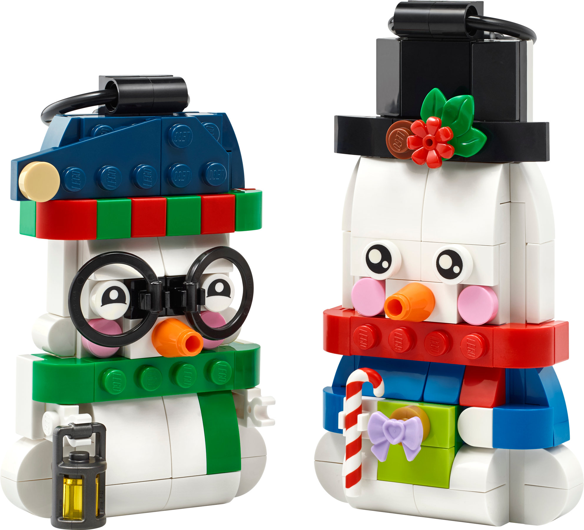 LEGO Snowman Ornaments