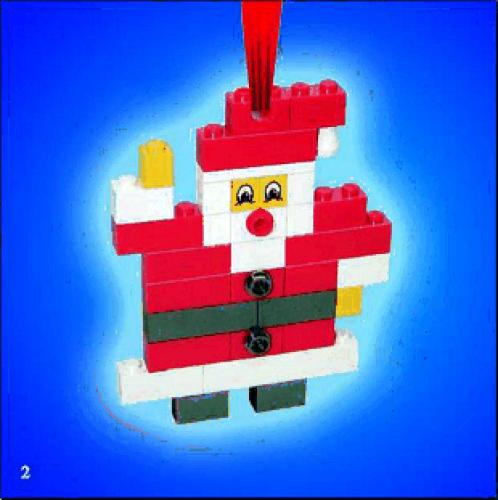 LEGO Santa Claus Ornament