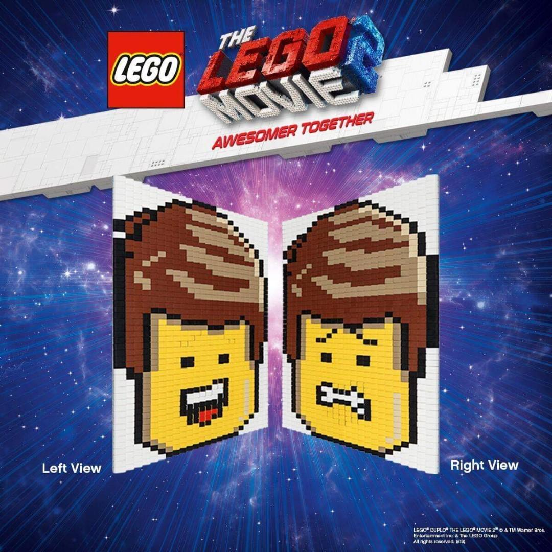 LEGO Emmet Lenticular Mosaic