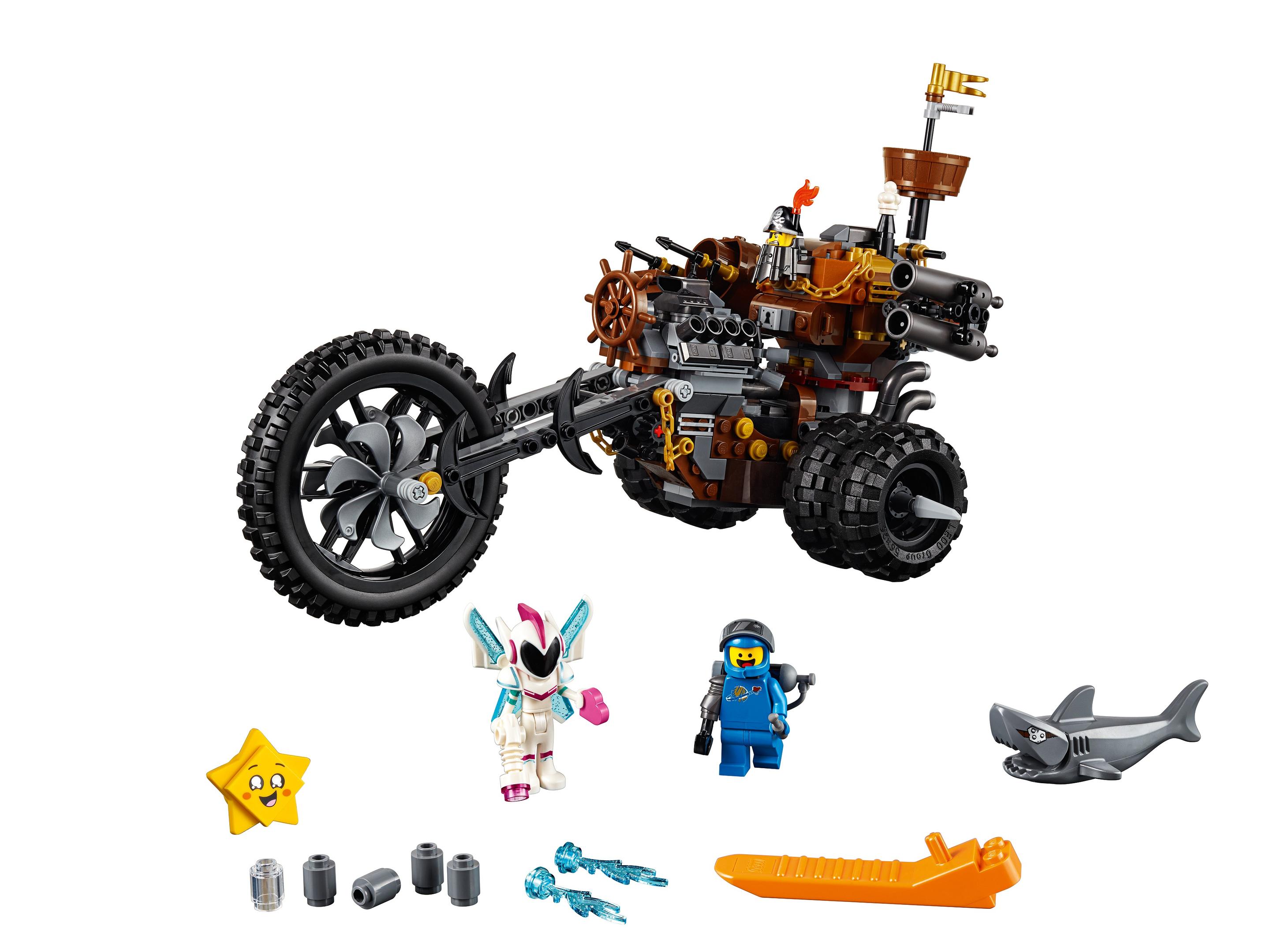 LEGO MetalBeard's Heavy Metal Motor Trike!