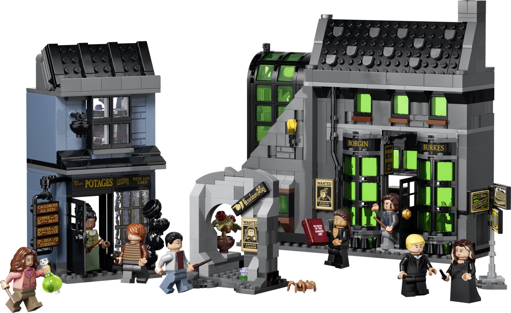 LEGO Knockturn Alley Wizarding Shops